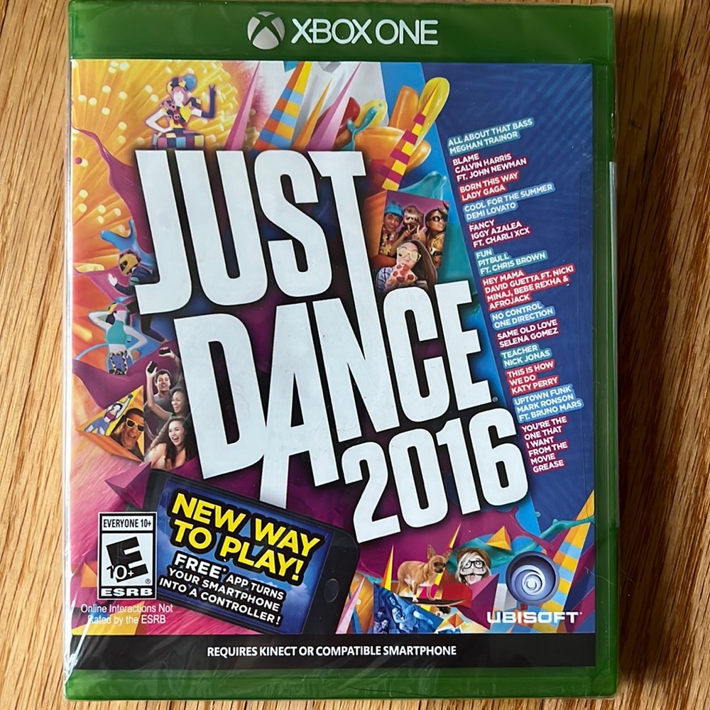 NWT Just Dance XBOX 2016 One